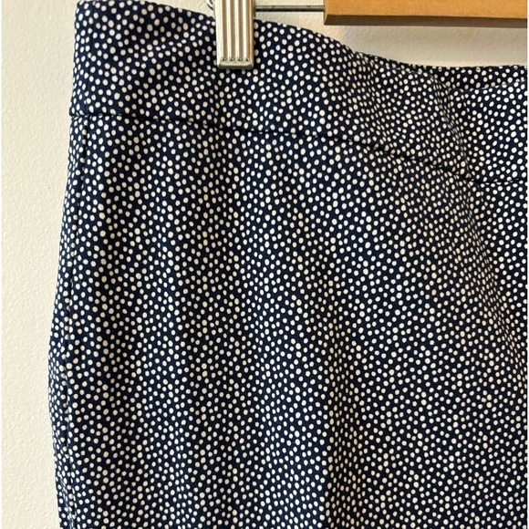 Talbots SZ 16 Chatham Ankle Pants Blue White Polka Dot - Picture 5 of 7